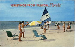 Greetings From Dunedin Florida Postcard Postcard