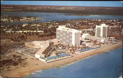 The Hotel Of The Americas Americana, oceanfront, 96th to 98th Streets Postcard