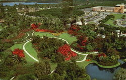 Aerial Scene Of Florida's Fabulous Cypress Gardens Postcard Postcard