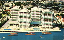 The Magnificent New Sheraton Four Ambassadors, 801 S. Bayshore Drive Postcard