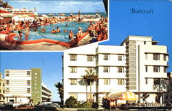 The Bancroft, Hotel - Motel - Apartments Collins Avenue at 15th Street Miami Beach, FL Postcard Postcard