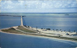 Air View Of Bahia Honda Bridge Postcard