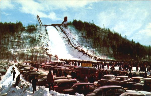 Pine Mountain Ski Jump And Landing Slope Iron Mountain Michigan