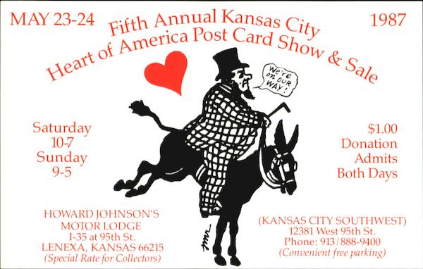 Heart Of America Post Card Collector's, Inc., PO Box 24690 Kansas City Missouri