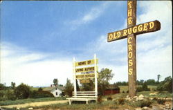 The Old Rugged Cross Reed City, MI Postcard Postcard