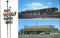 The Exit Motel & Restaurant, 200 Ft. East of I-75 Postcard