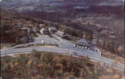Aerial View Of The Wigwam And Western Summit Mohawk Trail, MA Postcard Postcard