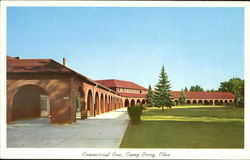 Commercial Row, Camp Perry Postcard