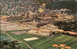 Aerial View Of NCR's Dayton Factory Postcard