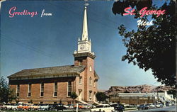 Tabernacle St. George, UT Postcard Postcard