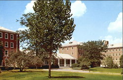 Lincoln Residence Hall, University of Illinois Postcard