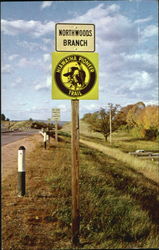 Hiawatha Pioneer Trail Scenic, WI Postcard Postcard