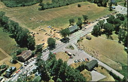 Aerial View Of Entrance To Equinox Sky Line Drive, Route 7 Postcard