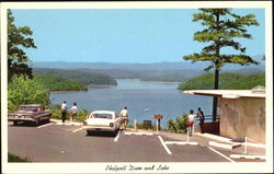Philpott Dam And Lake Bassett, VA Postcard Postcard