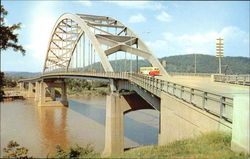 Fort Henry Bridge, U. S. Routes 40 and 250 Postcard