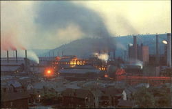 Steel Mills Ashland, KY Postcard Postcard