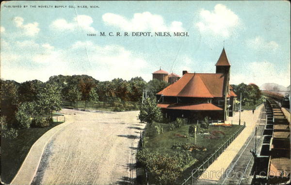 M. C. R. R. Depot Niles Michigan
