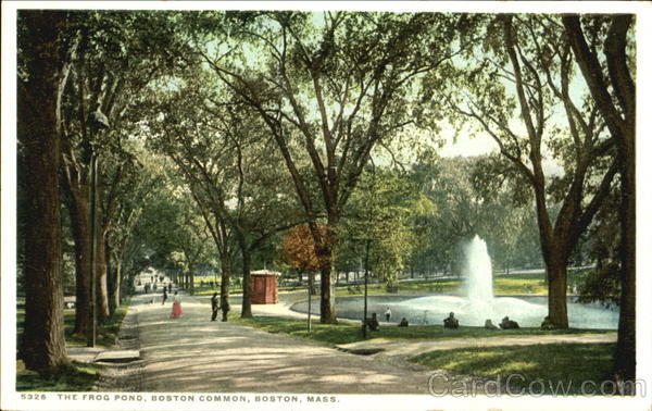 The Frog Pond, Boston Common Massachusetts