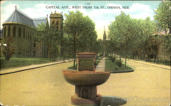 Capital Ave, West From 17th St. Omaha Nebraska
