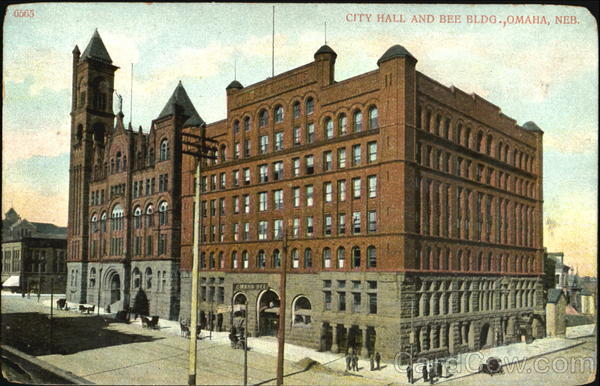 City Hall And Bee Bldg Omaha Nebraska