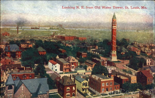 Looking N. E. From Old Water Tower St. Louis Missouri