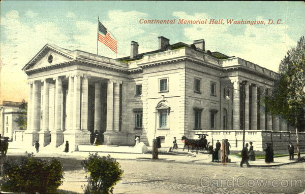 Continental Memorial Hall Washington District of Columbia