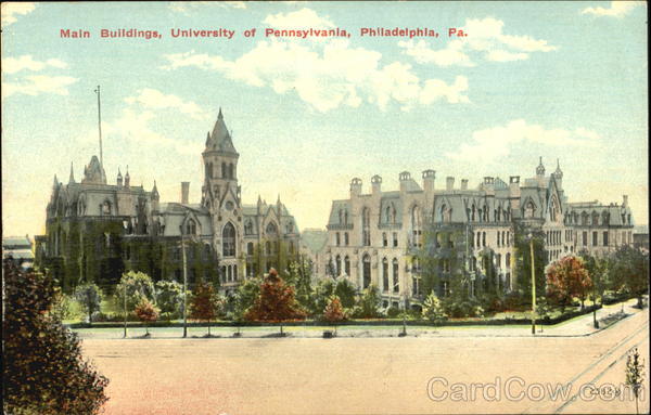 Main Buildings, University Of Pennsylvania Philadelphia