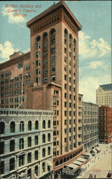Schiller Building And Garrick Theatre Chicago Illinois