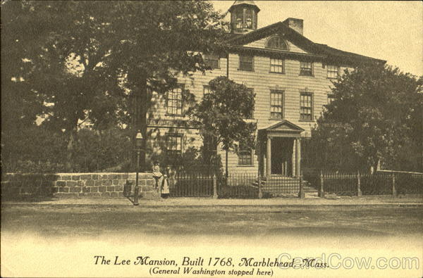 The Lee Mansion Built 1768 Marblehead Massachusetts