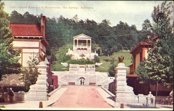 Grand Entrance To Reservation Hot Springs Arkansas