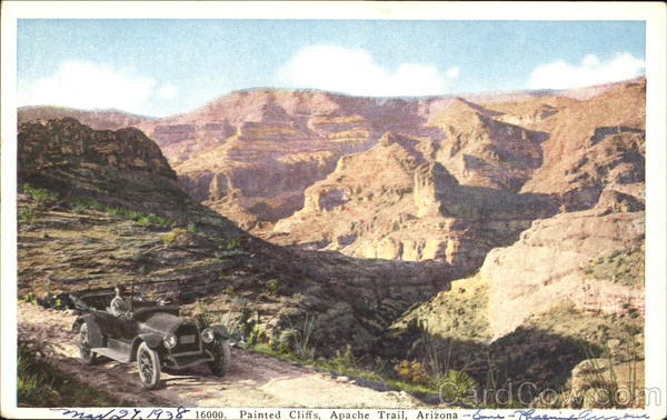Painted Cliffs Apache Trail Arizona