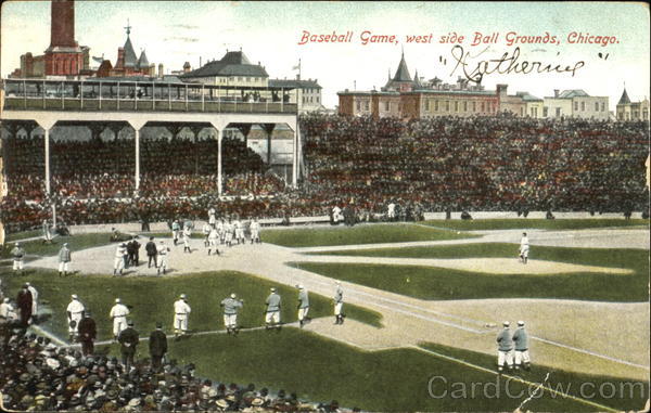 Baseball Game West Side Ball Grounds Chicago Illinois