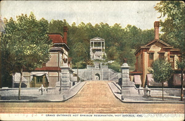 Grand Entrance Hot Springs Reservation Arkansas