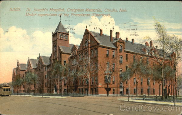 St Josephs Hospital, Creighton Memorial Omaha Nebraska