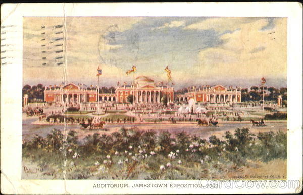 Auditorium Jamestown 1907 Jamestown Exposition