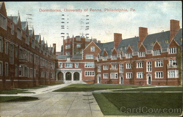 Dormitories, University of Penna Philadelphia Pennsylvania