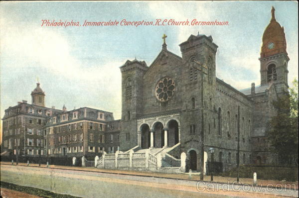 Immaculate Conception R. C. Church Germantown Philadelphia Pennsylvania