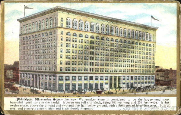Wanamaker Store Philadelphia Pennsylvania