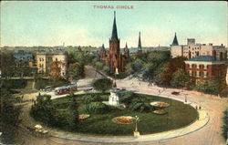 Thomas Circle Postcard