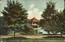 Institute Park Boat House Postcard