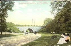 Entrance To Gordon Park Postcard