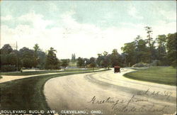 Boulevard Euclid Ave Postcard