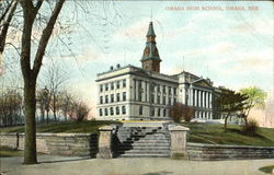 Omaha High School Postcard