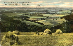 Bostwick Valley Looking North From St. Joseph Ridge La Crosse, WI Postcard Postcard