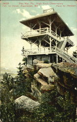 High Rock Observatory Pen Mar, PA Postcard Postcard