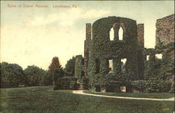 Ruins Of Drexel Mansion Postcard