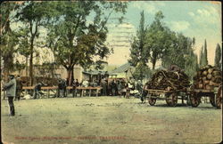 Market Square (Morning Market) Zeerust, South Africa Postcard Postcard