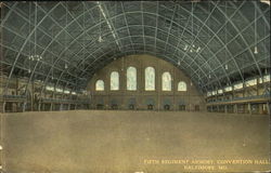 Fifth Regiment Armory, Convention Hall Postcard