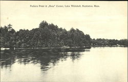 Parkers Point & Hoss Corner, Lake Whitehall Hopkinton, MA Postcard Postcard