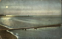 Sunset On Lake Ontario, Olcott Beach Postcard